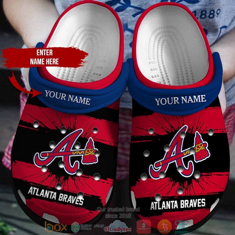 Atlanta Braves MLB Crocs Crocband Clogs Shoes Comfortable For Men Women and Kids - GNL14686