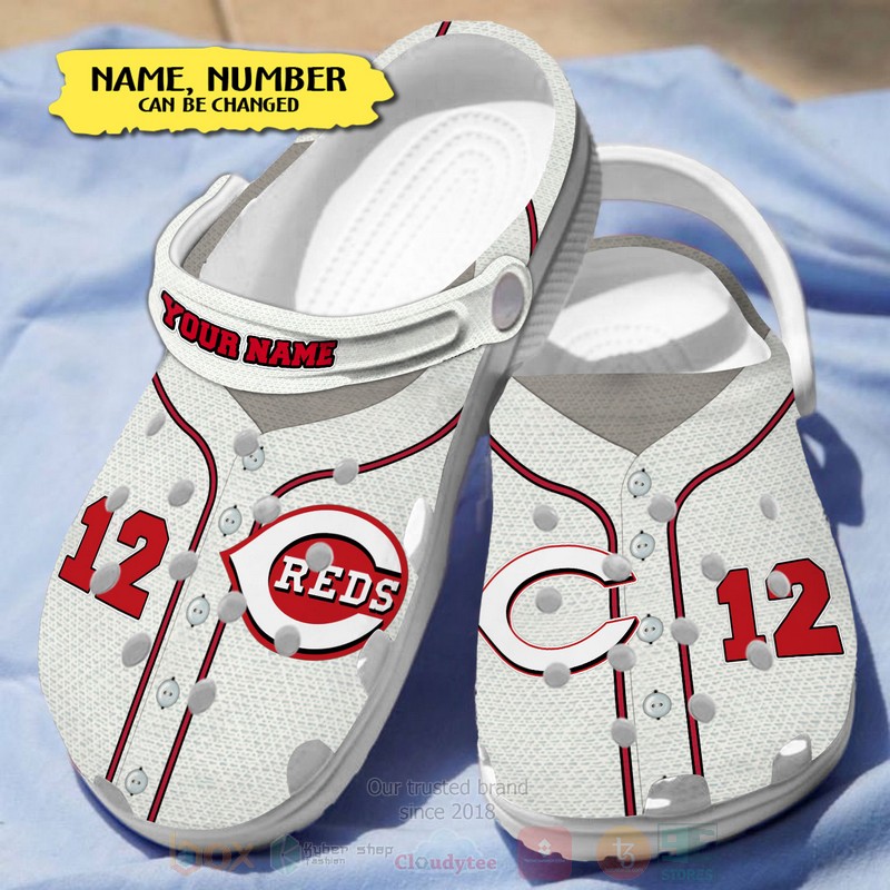 Cincinnati Reds MLB Crocs Crocband Clogs Shoes Comfortable For Men Women and Kids