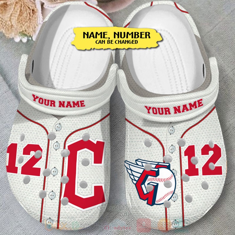 Cleveland Guardians MLB Crocs Crocband Clogs Shoes Comfortable For Men Women and Kids - GNL14702