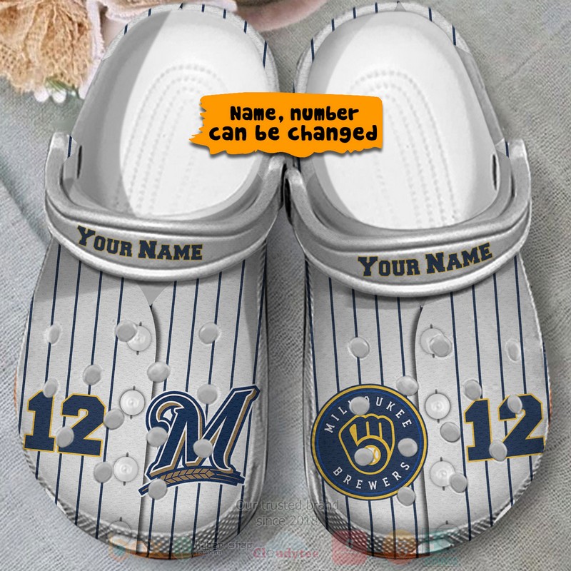 Milwaukee Brewers MLB Crocs Crocband Clogs Shoes Comfortable For Men Women and Kids - GNL14707