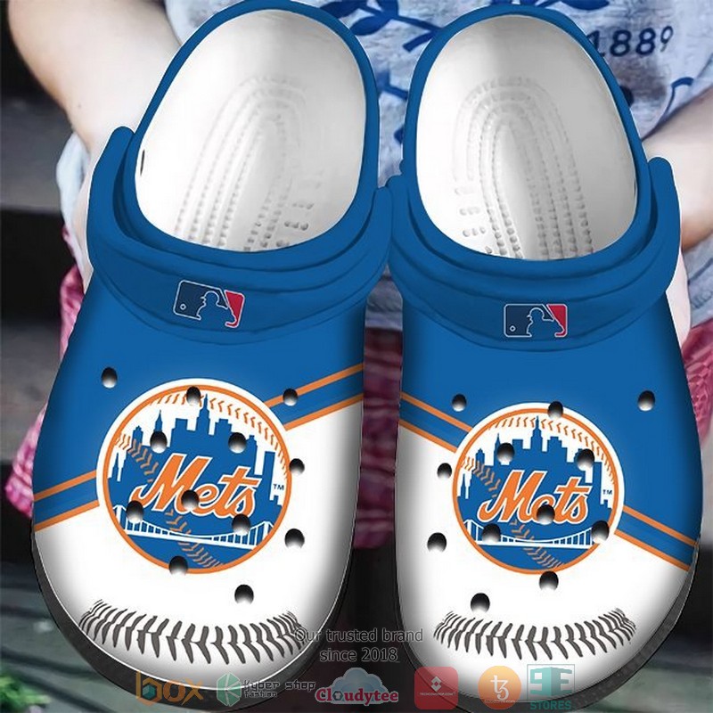 New York Mets MLB Crocs Crocband Clogs Shoes Comfortable For Men Women and Kids - GNL14713