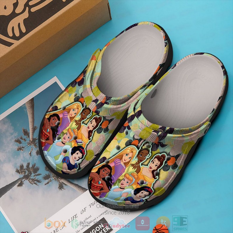 Disney Princess Character Cartoon Crocs Crocband Clogs Shoes Comfortable For Men Women and Kids - GNL1463781