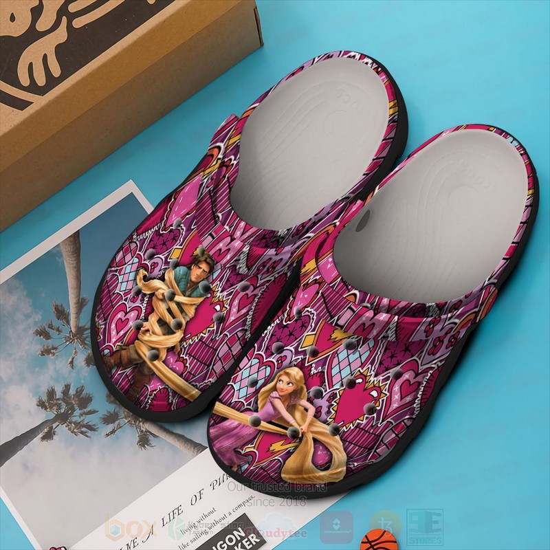 Tangled Rapunzel Cartoon Crocs Crocband Clogs Shoes Comfortable For Men Women and Kids - GNL1463782