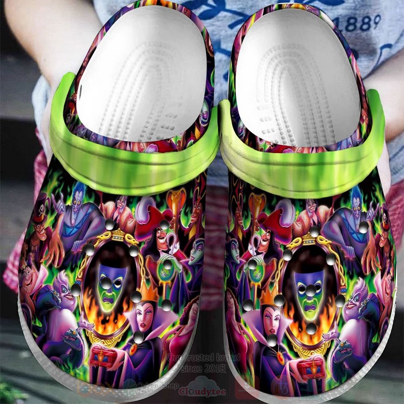 Disney Villains Cartoon Crocs Crocband Clogs Shoes Comfortable For Men Women and Kids - GNL1463776