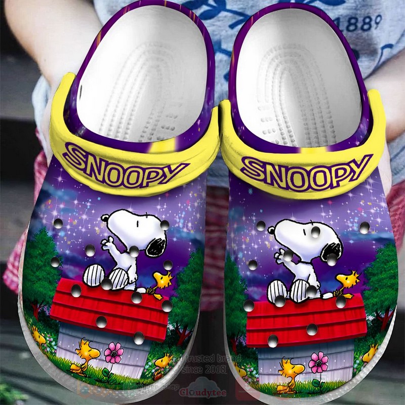 Snoopy Cartoon Crocs Crocband Clogs Shoes Comfortable For Men Women and Kids - GNL1463798