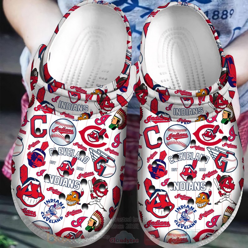 Cleveland Guardians MLB Crocs Crocband Clogs Shoes Comfortable For Men Women and Kids - GNL14725