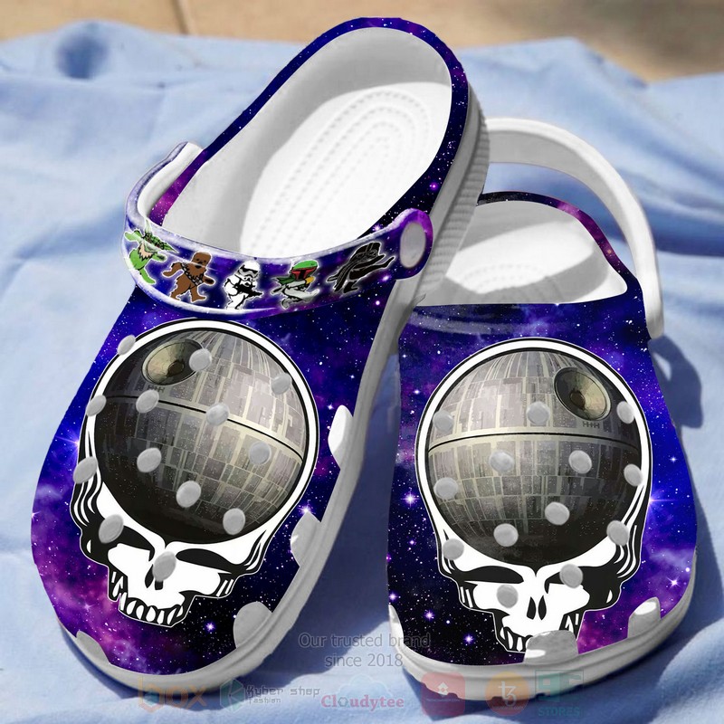 Halloween Grateful Dead Music Crocs Crocband Clogs Shoes For Men Women and Kids