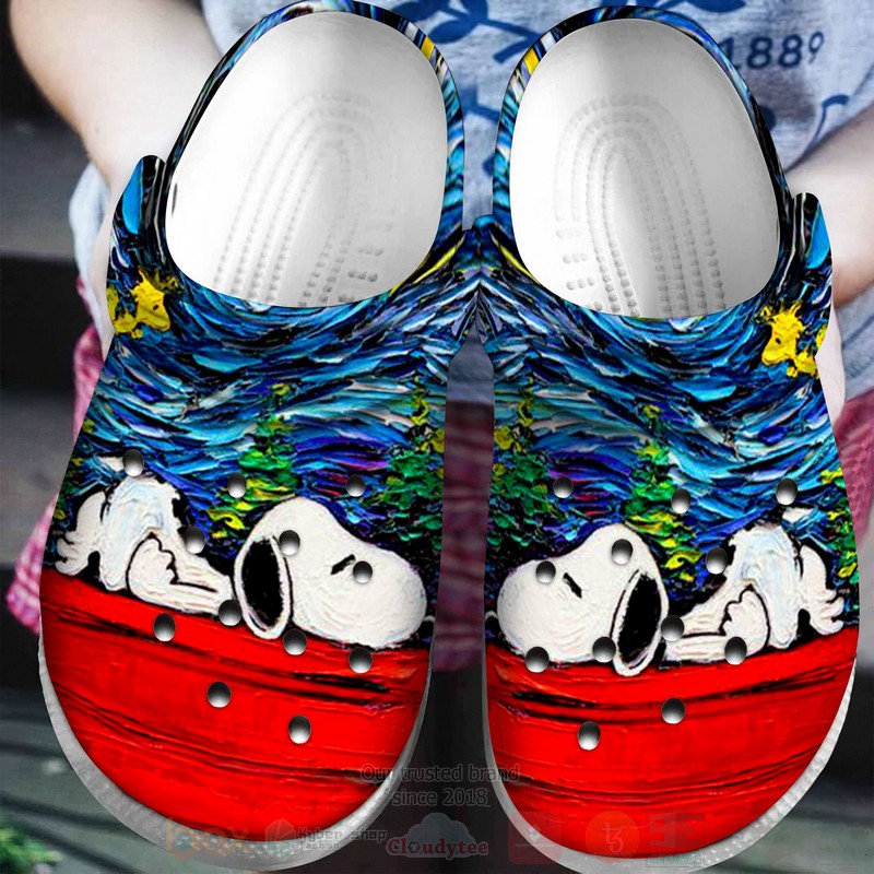Snoopy Cartoon Crocs Crocband Clogs Shoes Comfortable For Men Women and Kids - GNL1463830