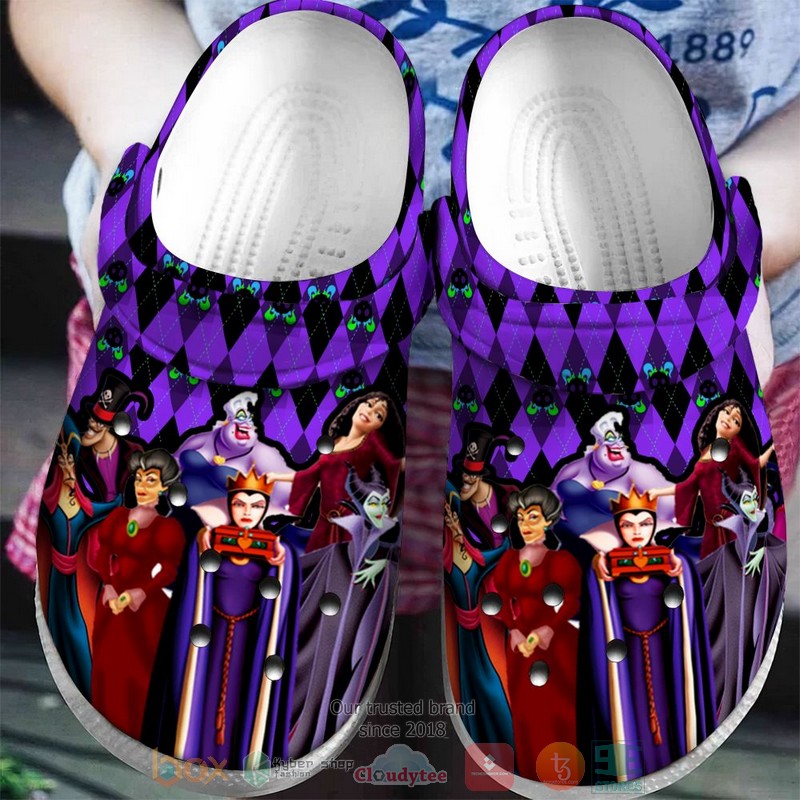 Disney Villains Cartoon Crocs Crocband Clogs Shoes Comfortable For Men Women and Kids - GNL1463832