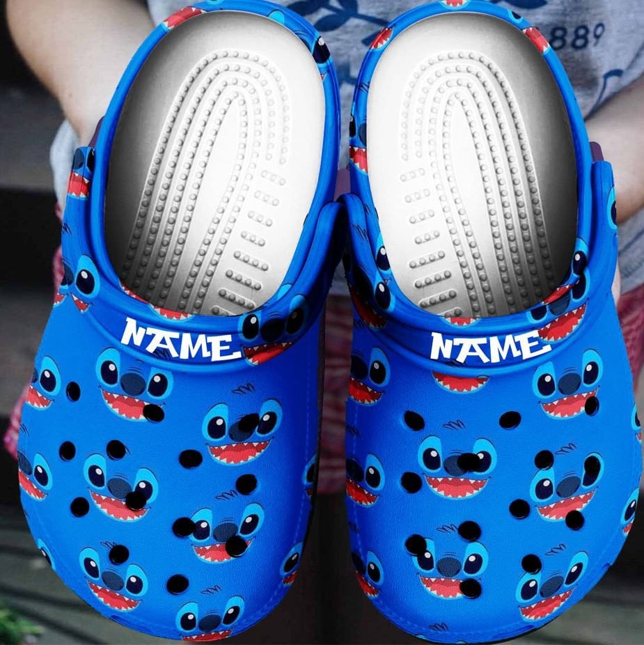 Stitch Cartoon Crocs Crocband Clogs Shoes Comfortable For Men Women and Kids - GNL1463838