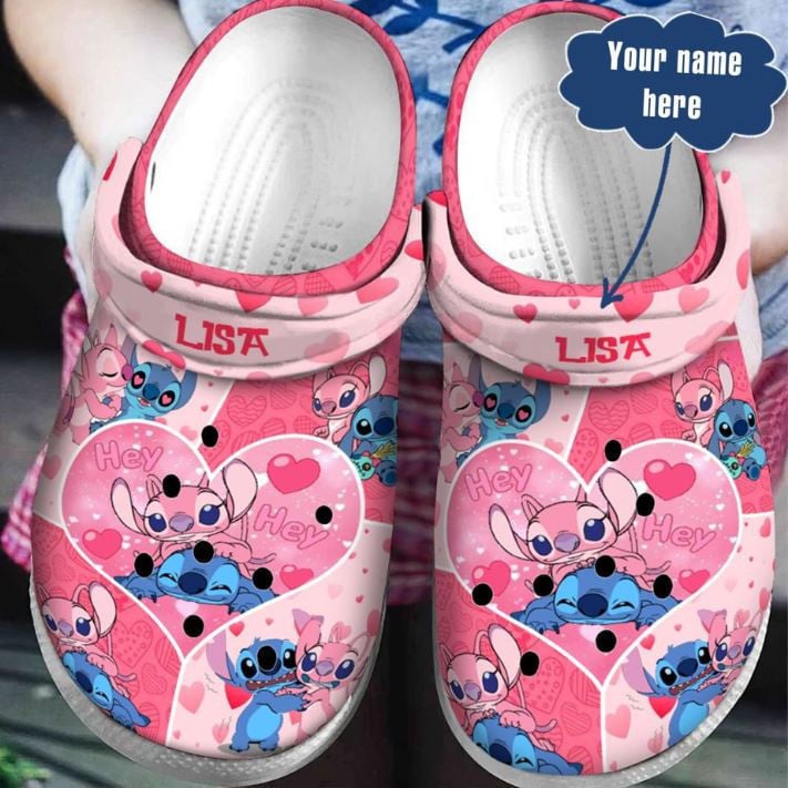 Stitch Cartoon Crocs Crocband Clogs Shoes Comfortable For Men Women and Kids - GNL1463839