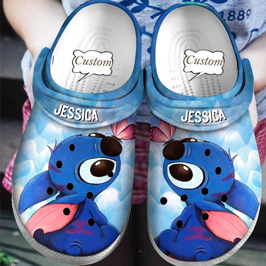 Stitch Cartoon Crocs Crocband Clogs Shoes Comfortable For Men Women and Kids - GNL1463842