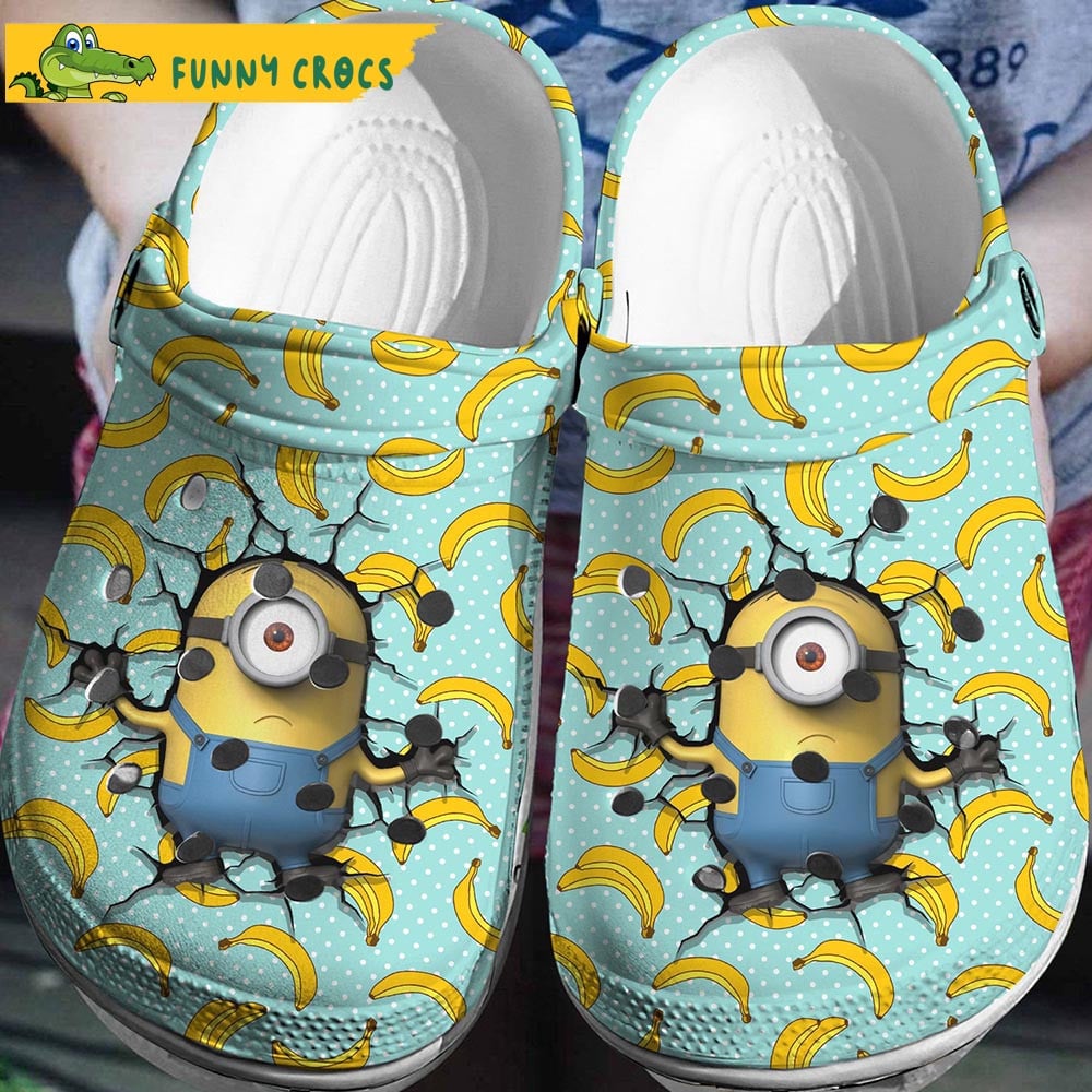 Minions Cartoon Crocs Crocband Clogs Shoes Comfortable For Men Women and Kids - GNL1463847