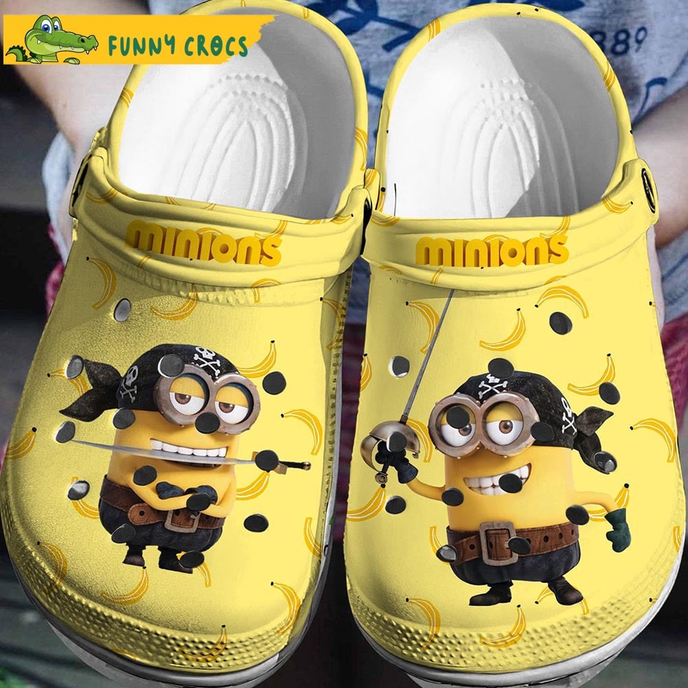 Minions Cartoon Crocs Crocband Clogs Shoes Comfortable For Men Women and Kids - GNL1463850