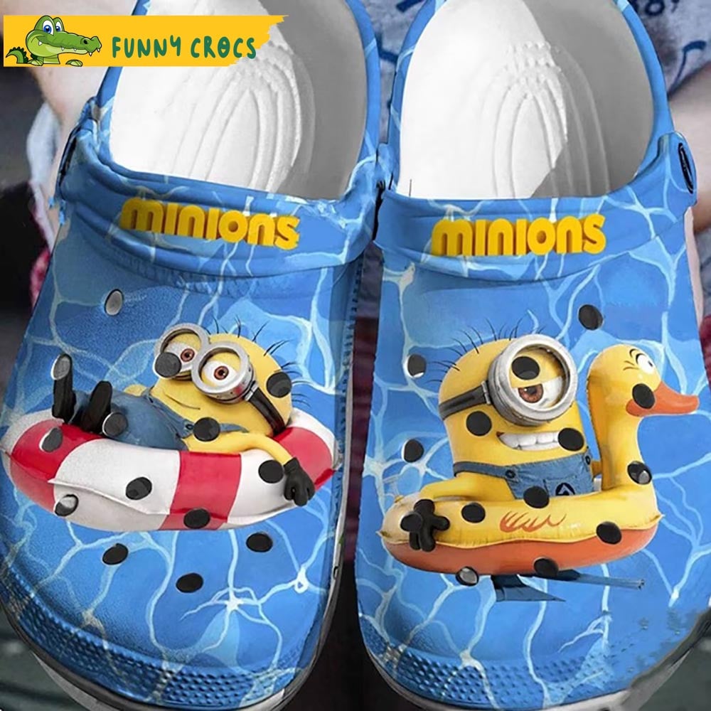 Minions Cartoon Crocs Crocband Clogs Shoes Comfortable For Men Women and Kids - GNL1463862