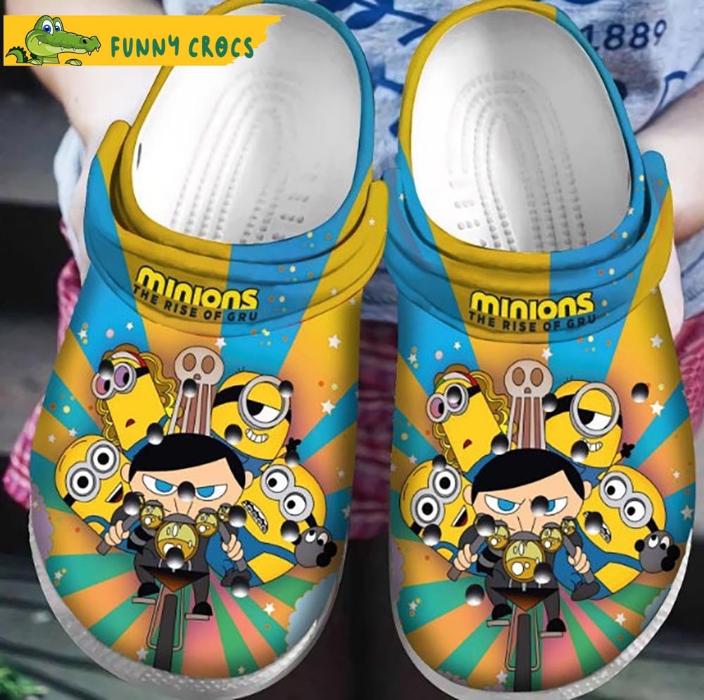 Minions Cartoon Crocs Crocband Clogs Shoes Comfortable For Men Women and Kids - GNL1463873