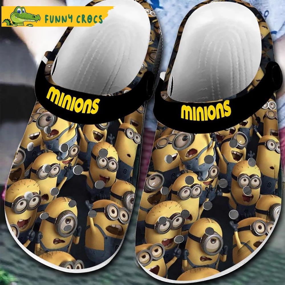 Minions Cartoon Crocs Crocband Clogs Shoes Comfortable For Men Women and Kids - GNL1463867