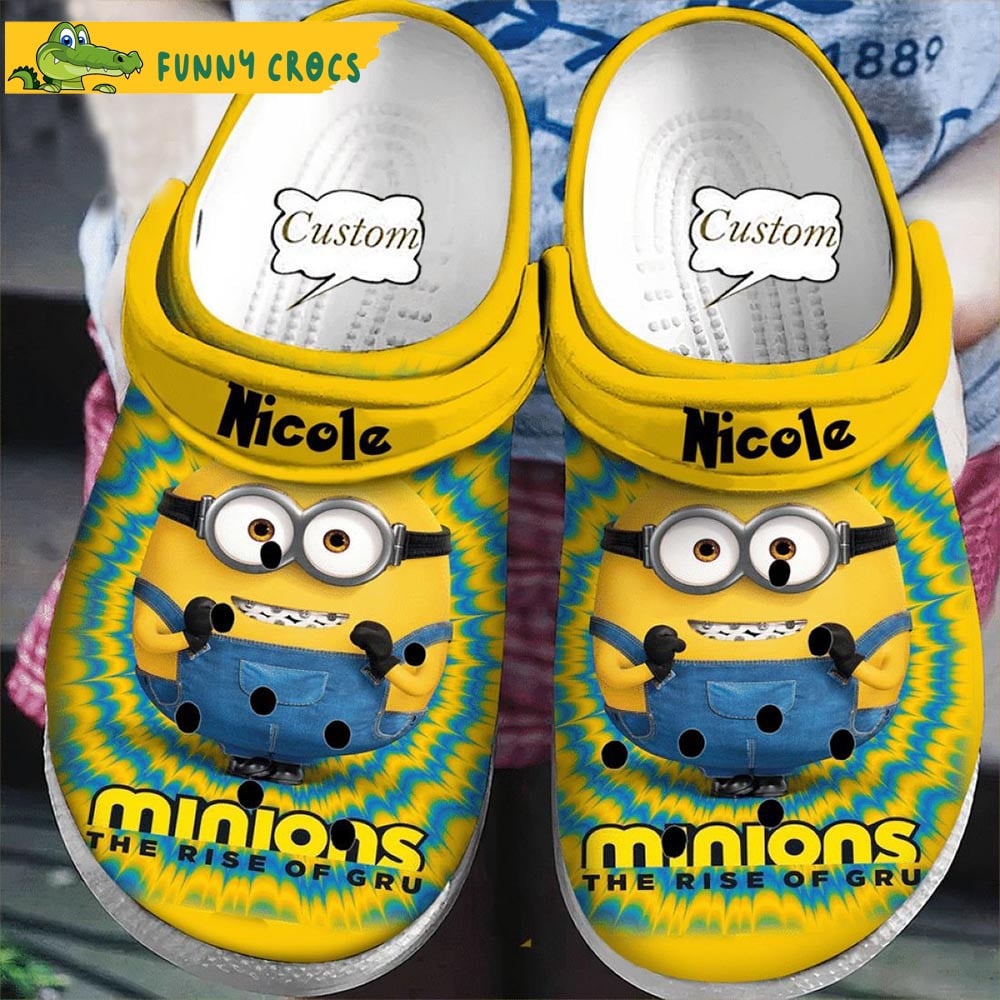 Minions Cartoon Crocs Crocband Clogs Shoes Comfortable For Men Women and Kids - GNL1463865