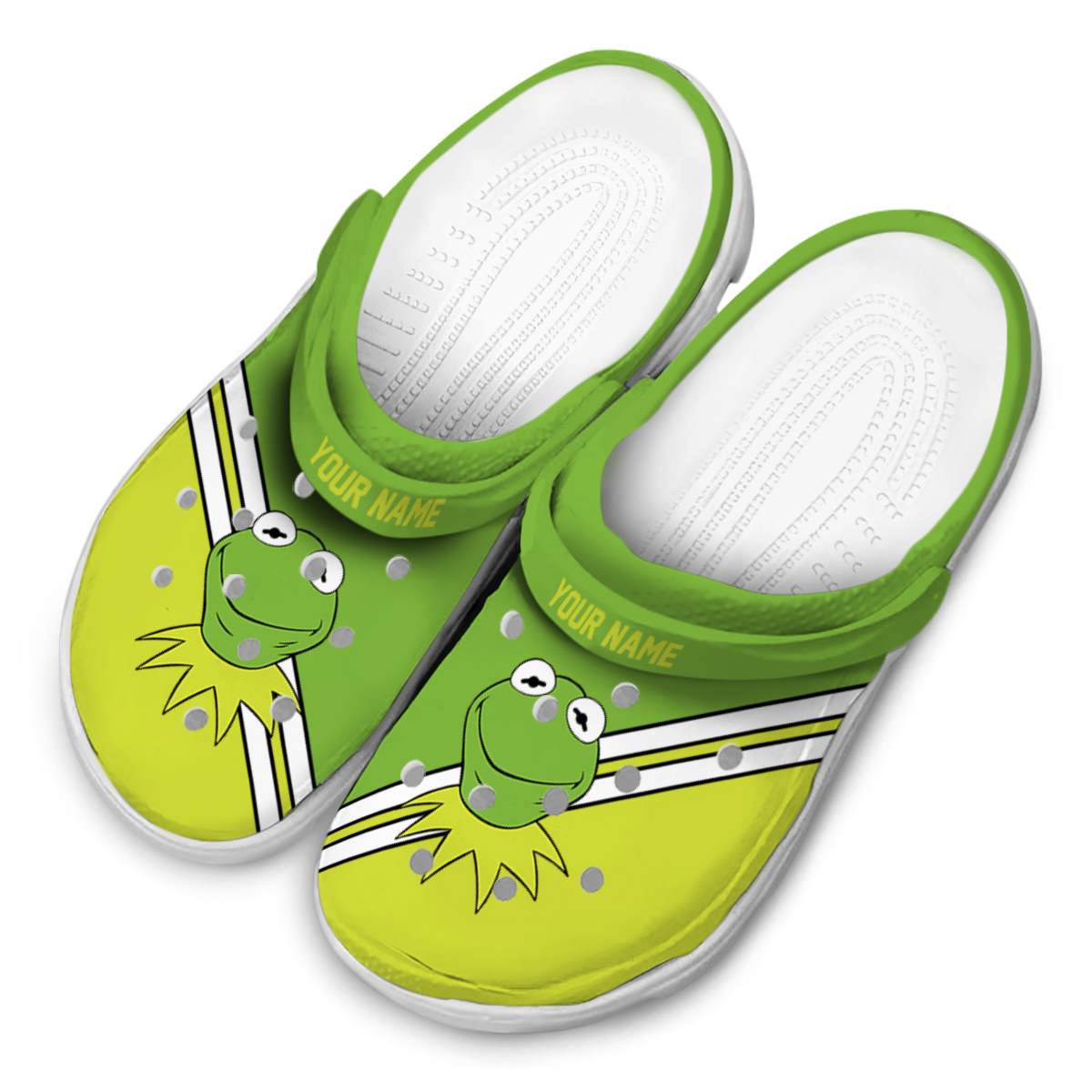 Kermit The Frog Cartoon Crocs Crocband Clogs Shoes Comfortable For Men Women and Kids - GNL1463930