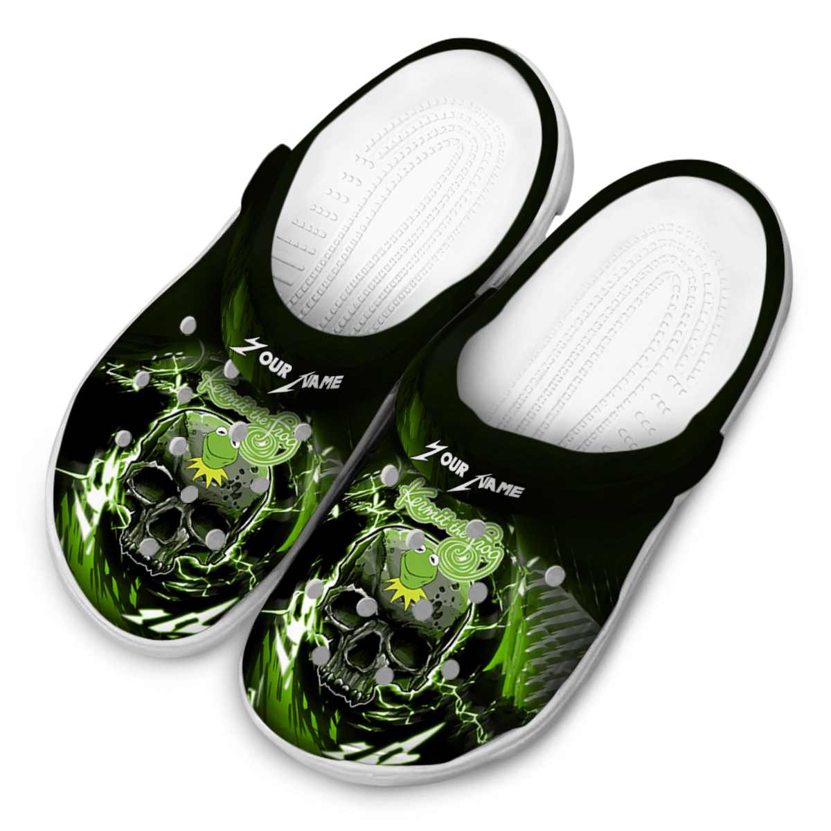 Kermit The Frog Cartoon Crocs Crocband Clogs Shoes Comfortable For Men Women and Kids - GNL1463934