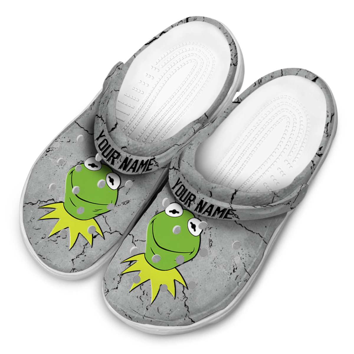 Kermit The Frog Cartoon Crocs Crocband Clogs Shoes Comfortable For Men Women and Kids - GNL1463910