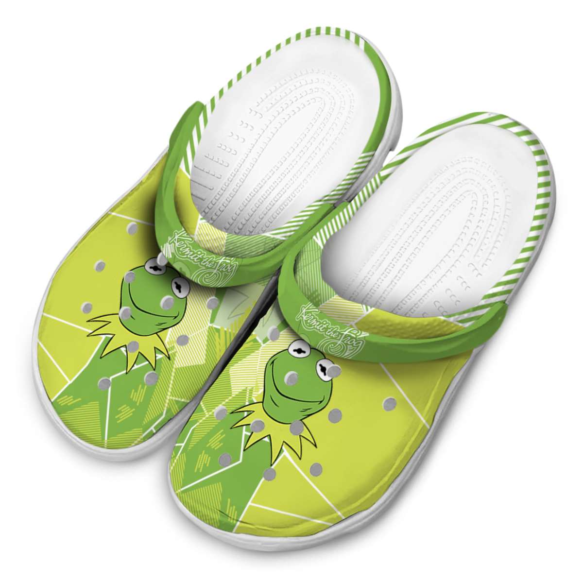 Kermit The Frog Cartoon Crocs Crocband Clogs Shoes Comfortable For Men Women and Kids - GNL1463933