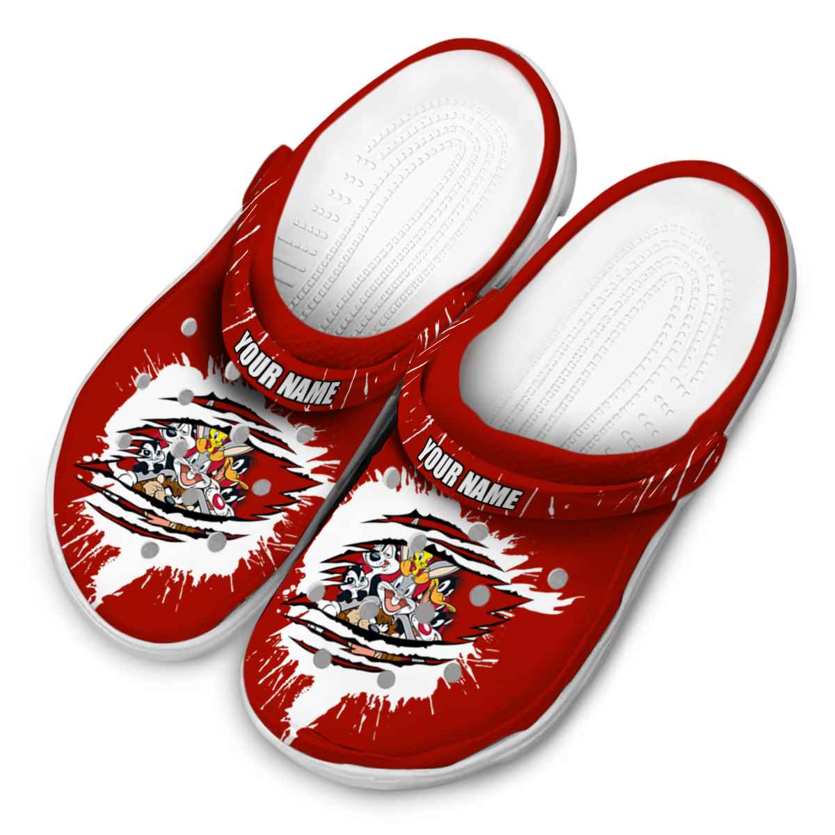 Looney Tunes Cartoon Crocs Crocband Clogs Shoes Comfortable For Men Women and Kids - GNL1463944