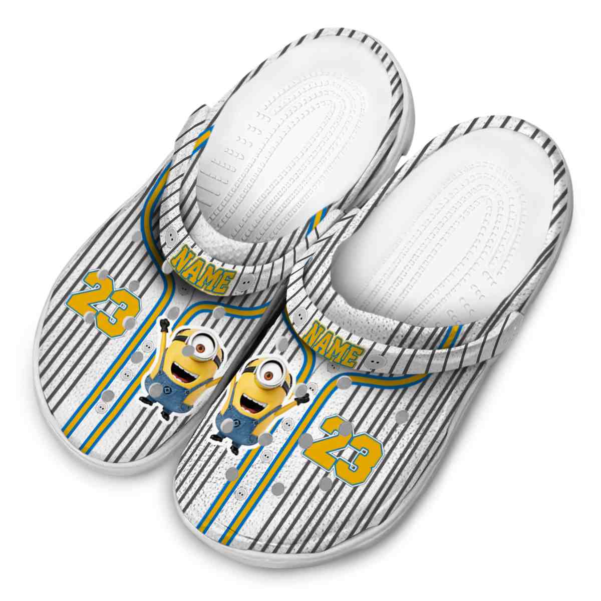Minions Cartoon Crocs Crocband Clogs Shoes Comfortable For Men Women and Kids - GNL1463938