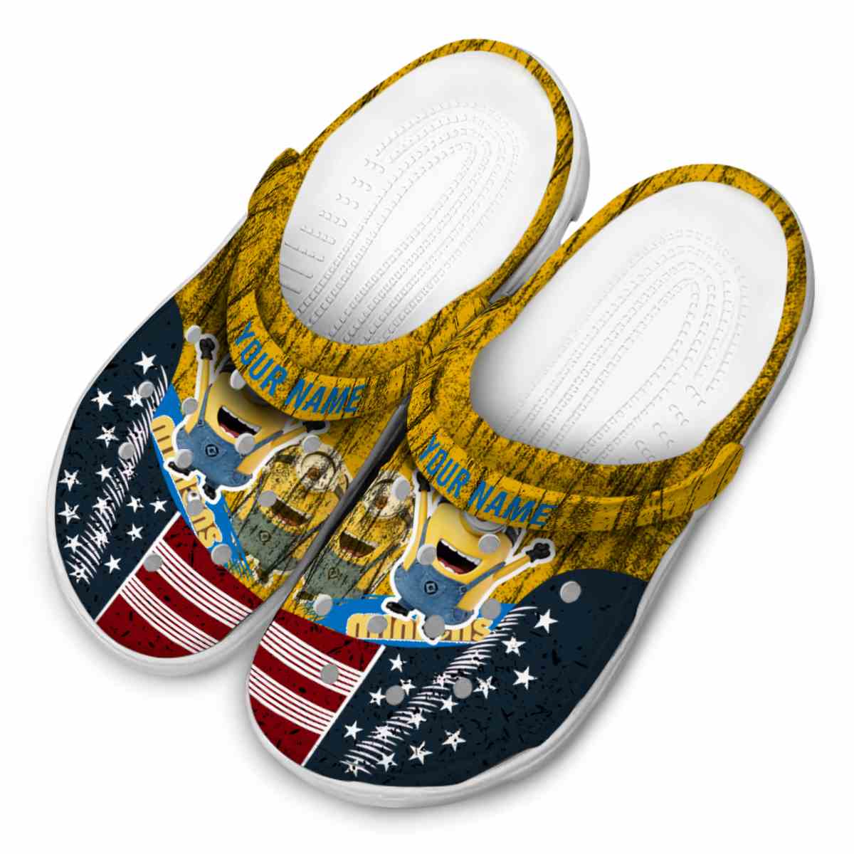 Minions Cartoon Crocs Crocband Clogs Shoes Comfortable For Men Women and Kids - GNL1463965