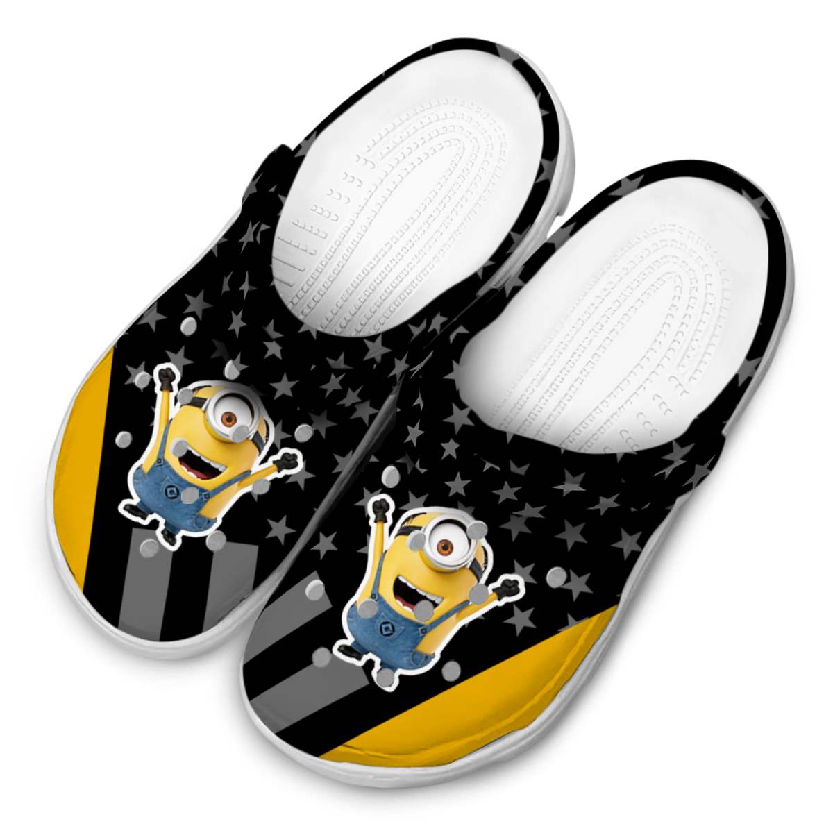 Minions Cartoon Crocs Crocband Clogs Shoes Comfortable For Men Women and Kids - GNL1463998