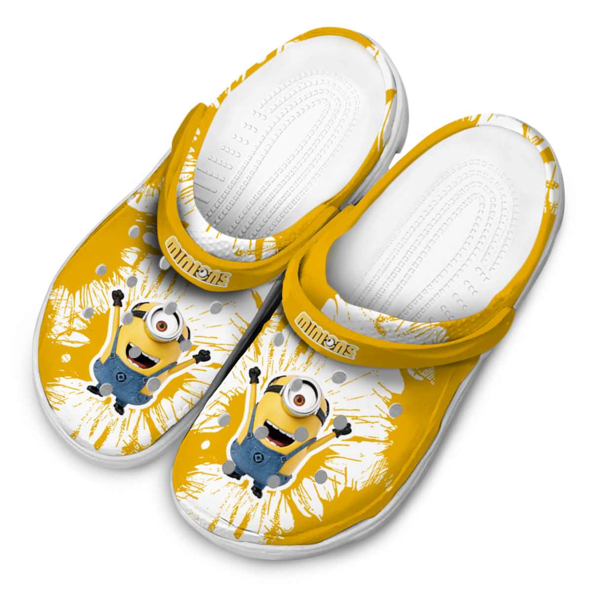 Minions Cartoon Crocs Crocband Clogs Shoes Comfortable For Men Women and Kids - GNL1463957