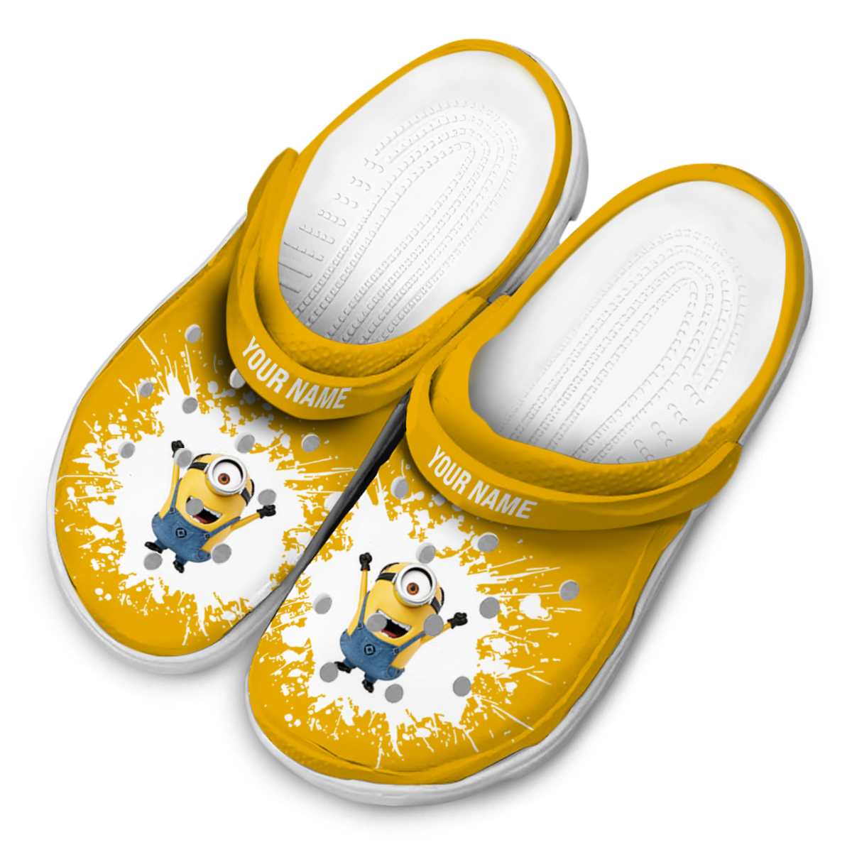 Minions Cartoon Crocs Crocband Clogs Shoes Comfortable For Men Women and Kids - GNL1463972