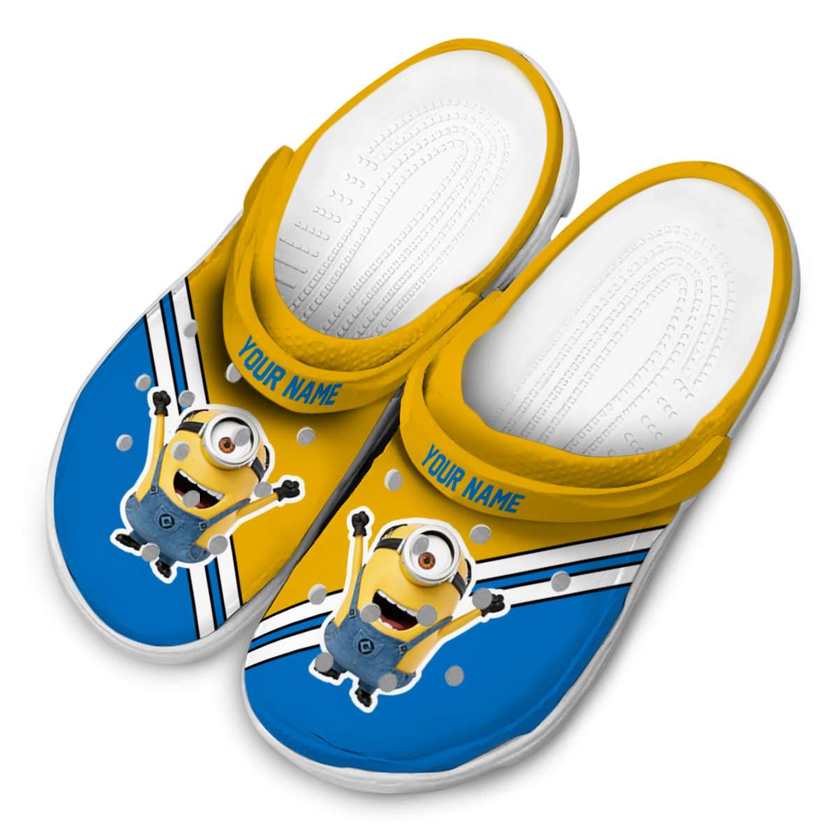 Minions Cartoon Crocs Crocband Clogs Shoes Comfortable For Men Women and Kids - GNL1463961