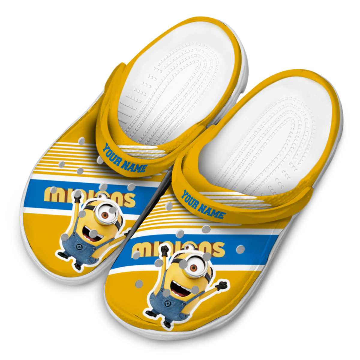 Minions Cartoon Crocs Crocband Clogs Shoes Comfortable For Men Women and Kids - GNL1463976