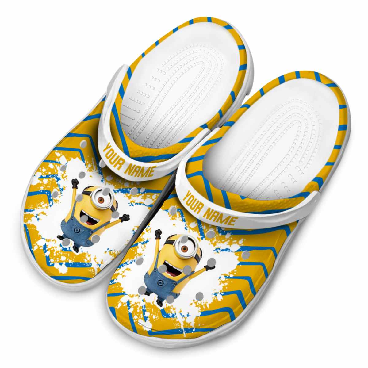 Minions Cartoon Crocs Crocband Clogs Shoes Comfortable For Men Women and Kids - GNL1463958