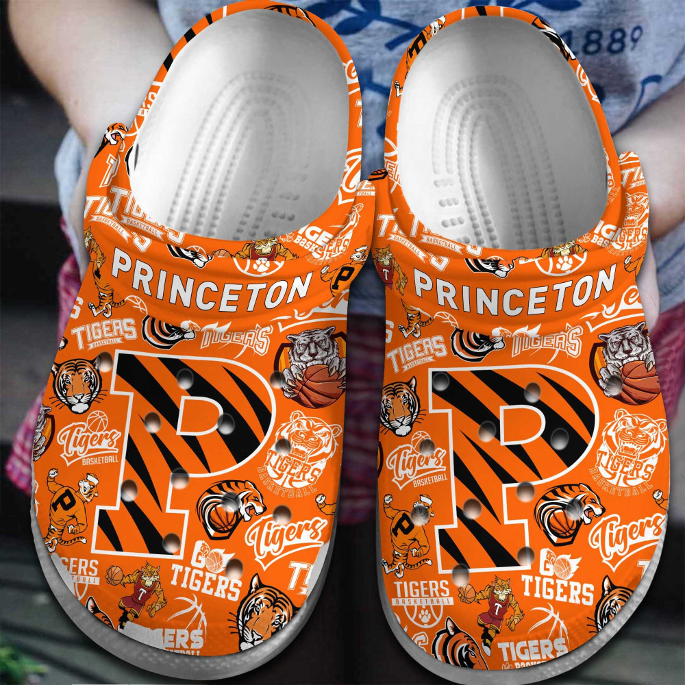 Princeton Tigers 2025 NCAA Sport Crocs Shoes Comfortable For Men Women - GNL146268