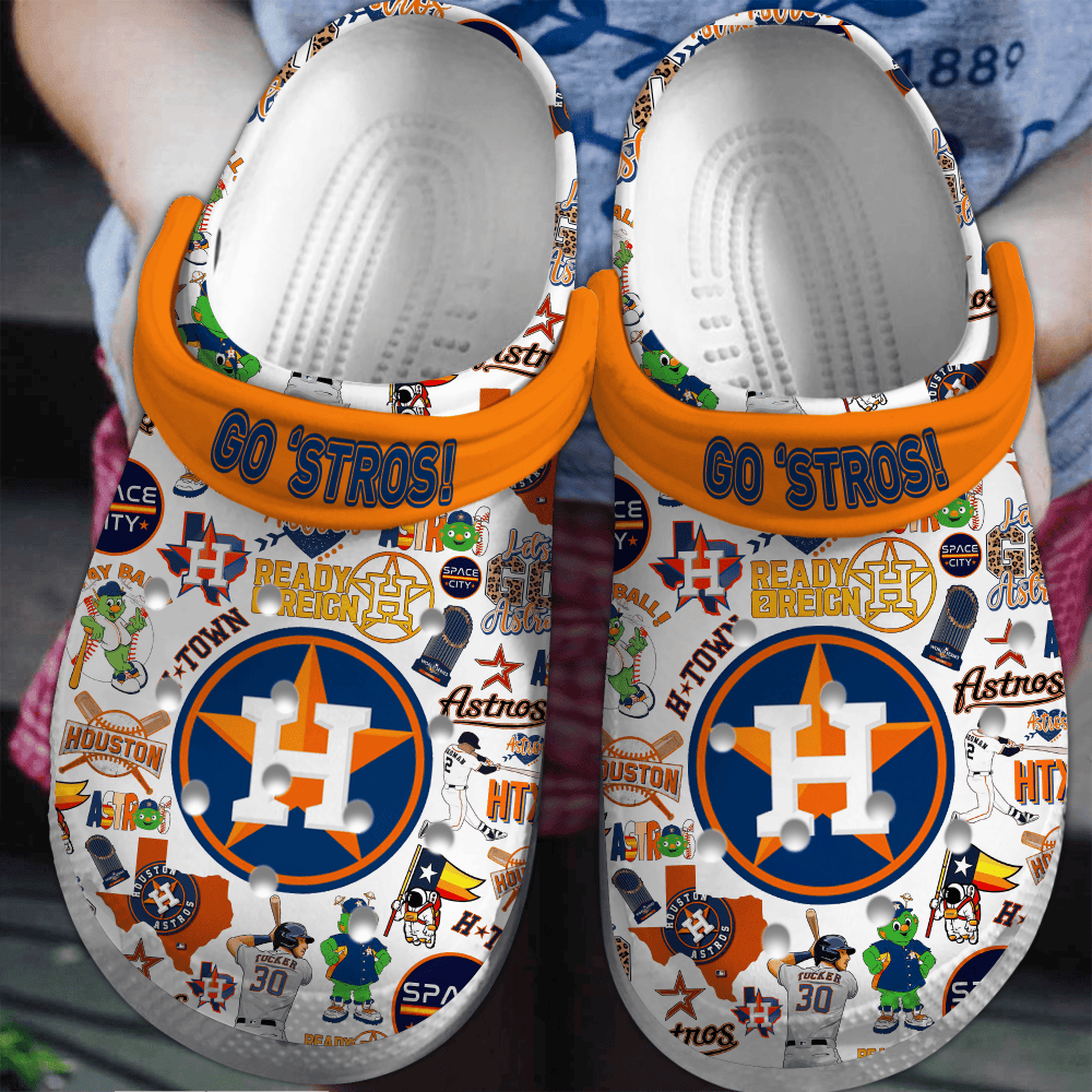 Houston Astros MLB Crocs Shoes Comfortable For Men Women - GNL14734