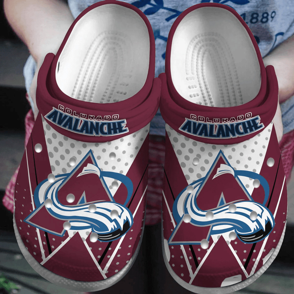  Premium Colorado Avalanche NHL Sport Clogs Shoes Comfortable For Men Women