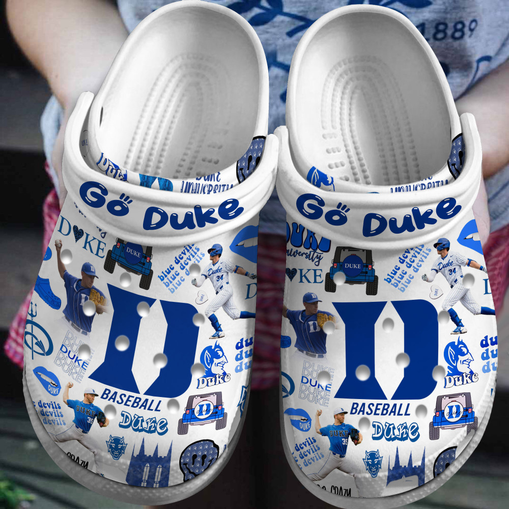 Premium Duke Blue Devils 2025 NCAA Sport Crocs Shoes Comfortable For Men Women - GNL146281