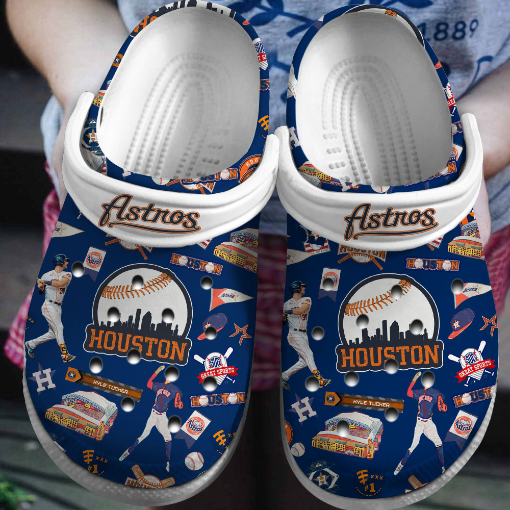 Houston Astros MLB Crocs Shoes Comfortable For Men Women - GNL14757