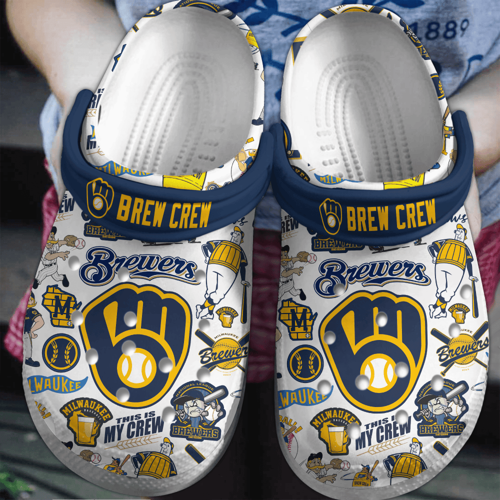 Milwaukee Brewers MLB Crocs Shoes Comfortable For Men Women - GNL14760