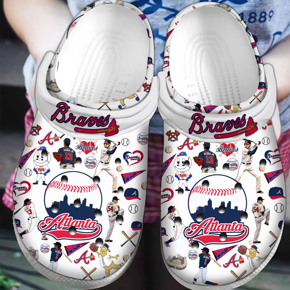 Atlanta Braves MLB Crocs Shoes Comfortable For Men Women - GNL14761