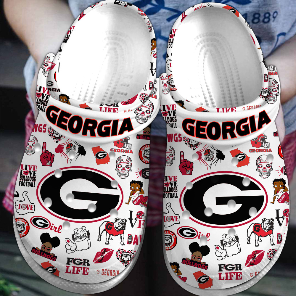 Georgia Bulldogs 2025 NCAA Sport Crocs Shoes Comfortable For Men Women - GNL146308