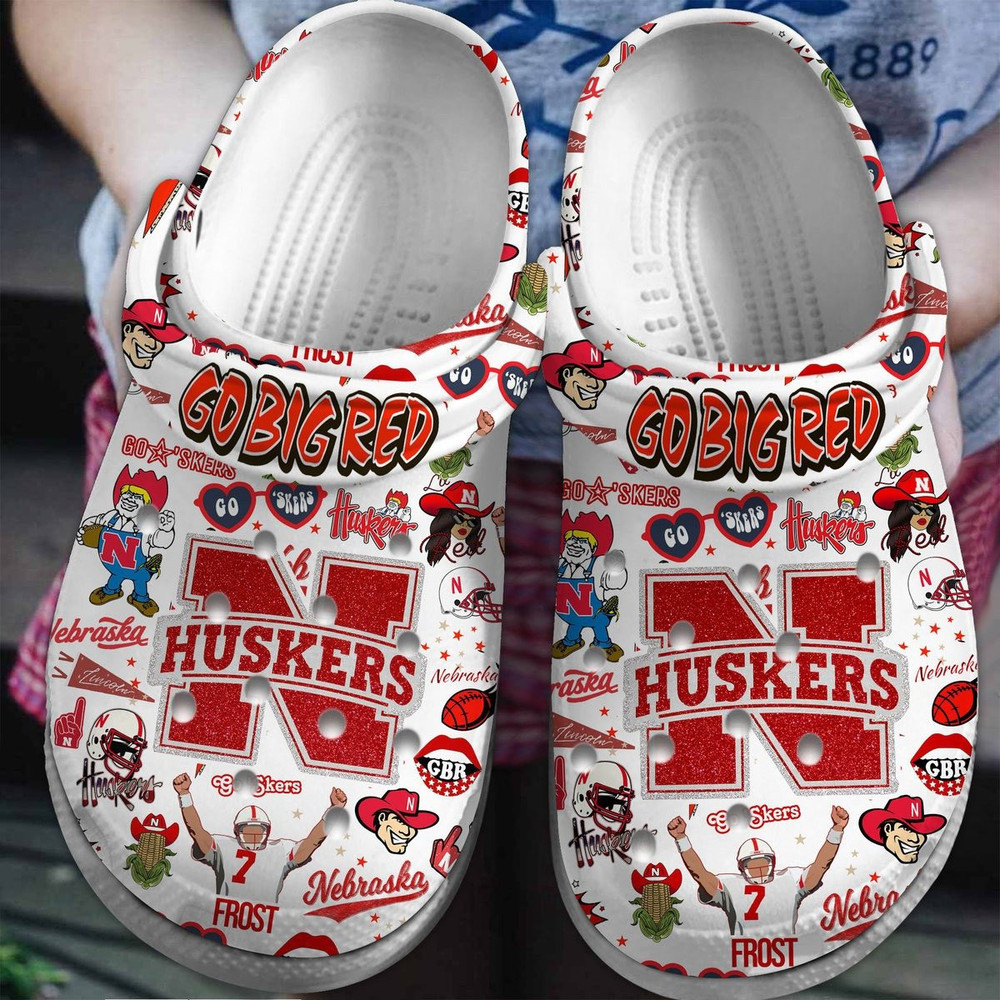 Nebraska Cornhuskers 2025 NCAA Sport Crocs Shoes Comfortable For Men Women - GNL146313