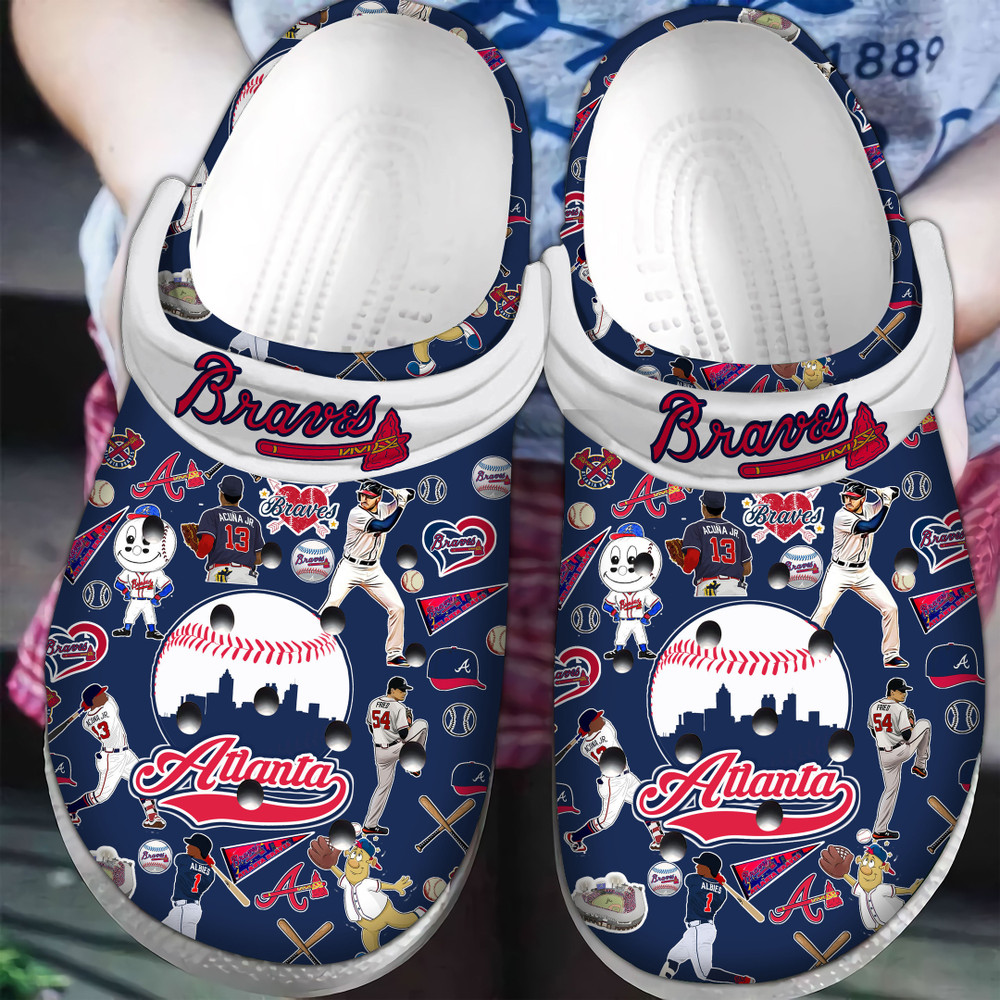 Atlanta Braves MLB Crocs Shoes Comfortable For Men Women - GNL14771