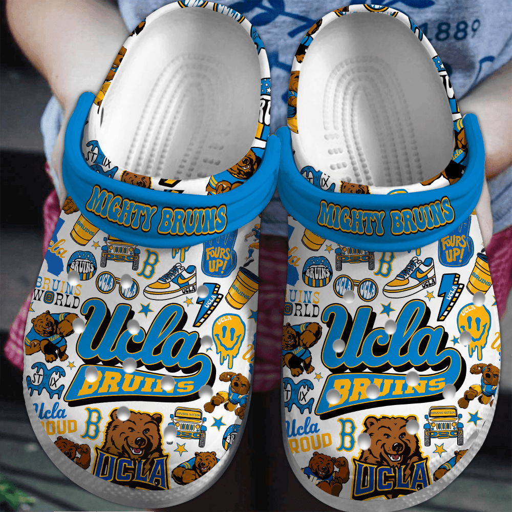 UCLA Bruins 2025 NCAA Sport Crocs Shoes Comfortable For Men Women - GNL146304