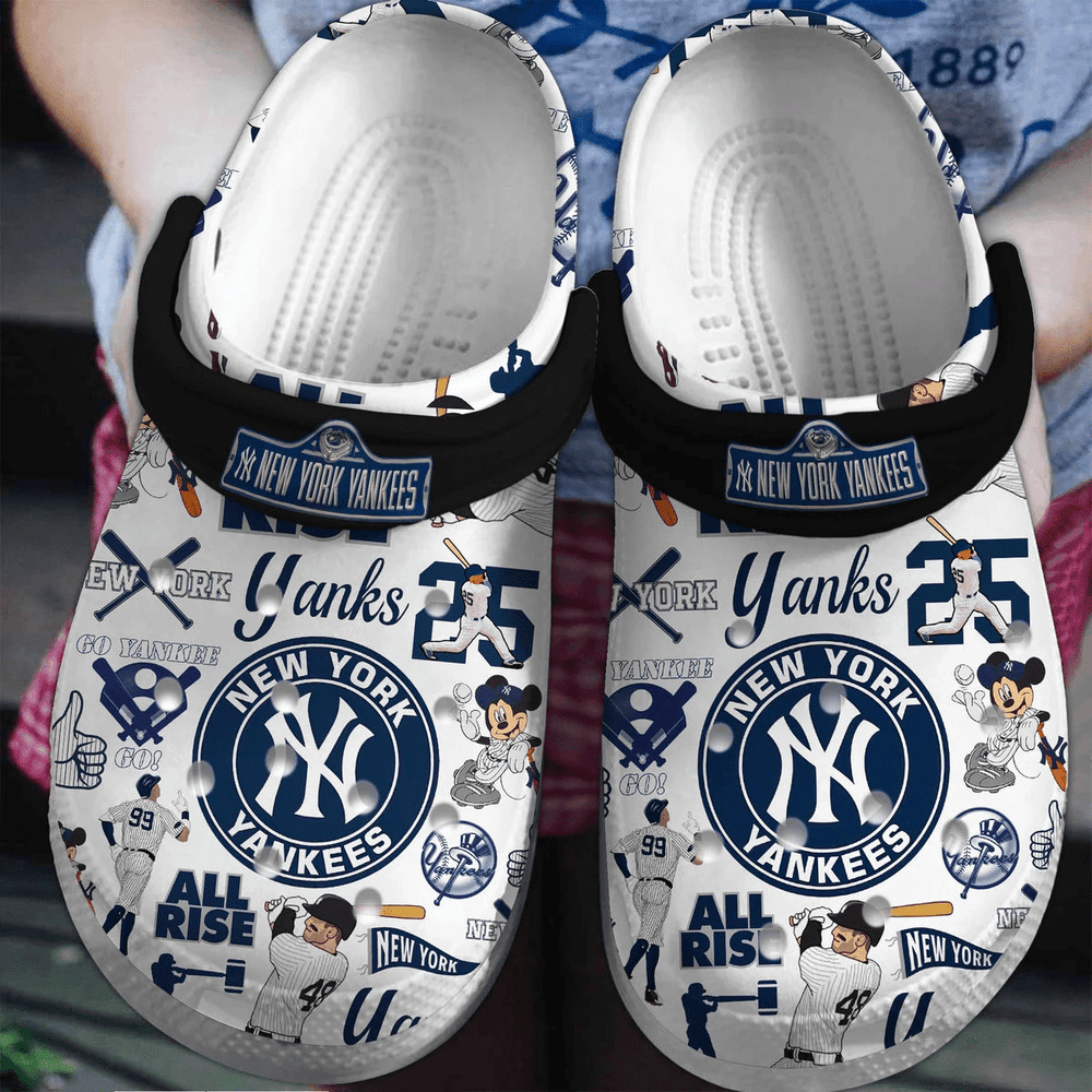 New York Yankees
Baseball team MLB Crocs Shoes Comfortable For Men Women