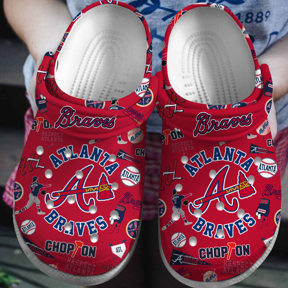 Atlanta Braves MLB Crocs Shoes Comfortable For Men Women - GNL14800