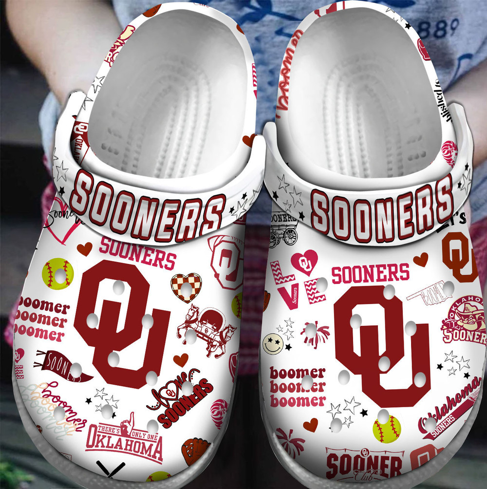 Premium Oklahoma Sooners 2025 NCAA Sport Crocs Shoes For Men Women - GNL146386