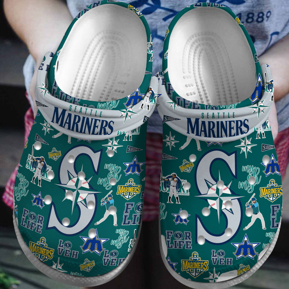 Seattle Mariners MLB Crocs Shoes Comfortable For Men Women - GNL14851